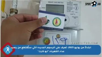 ابتداءً من يونيو 2025: تعرف على الرسوم الجديدة التي ستُقتطع من رصيد عداد الكهرباء “أبو كارت”